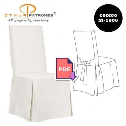 Patrón de funda para silla de eventos PDF