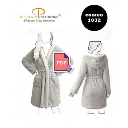 Patrón de bata de baño PDF