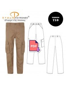 Pantalón cargo |COD:710 |PDF