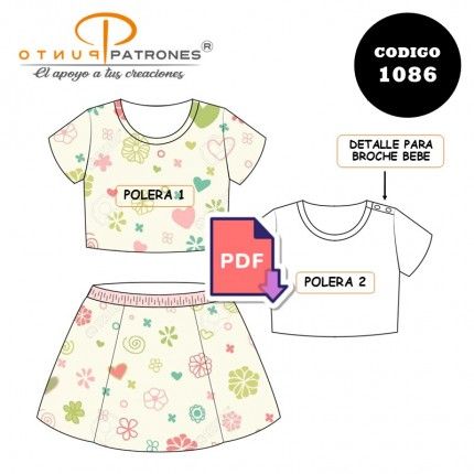 Conjunto bebe e infantil |COD:1086 |PDF