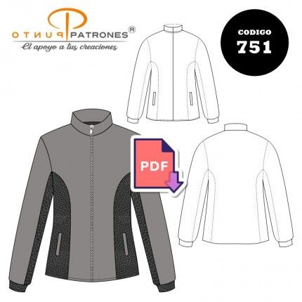 Patrón de chaqueta de softshell PDF