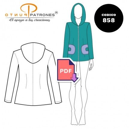 Patrón de chaqueta de dama PDF