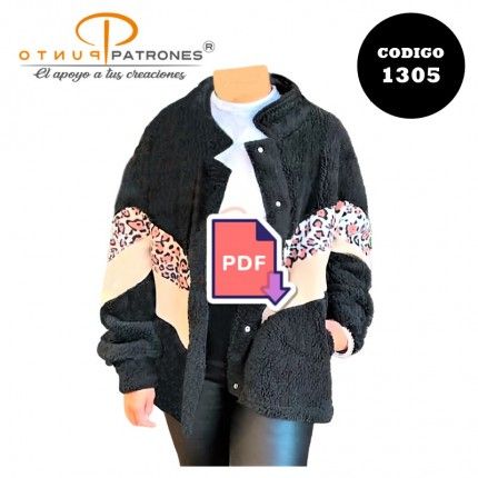 Patrón de chaquetón PDF