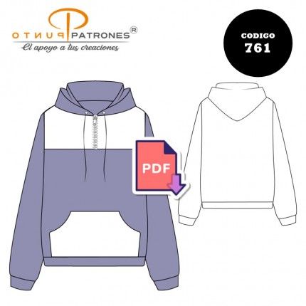 Patrón de polerón de buzo unisex clásico PDF