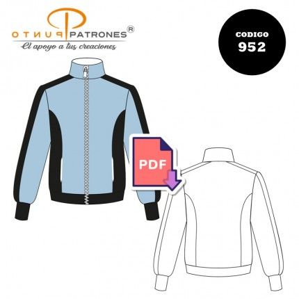 Patrón de buzo unisex PDF