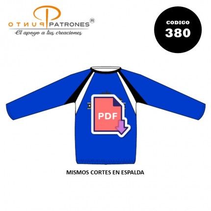 Patrón de polerón unisex clásico PDF