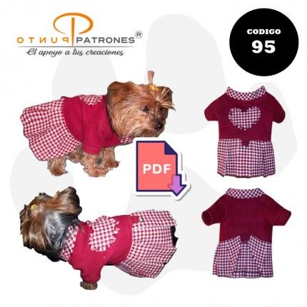 Patrón de vestido mascota clásico PDF