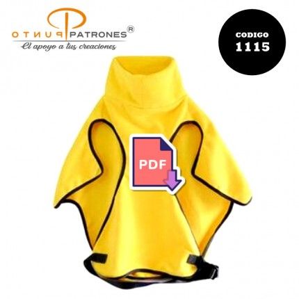 Patrón de tapado para mascotas PDF
