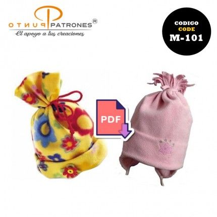 Patrón de dos gorros en polar PDF