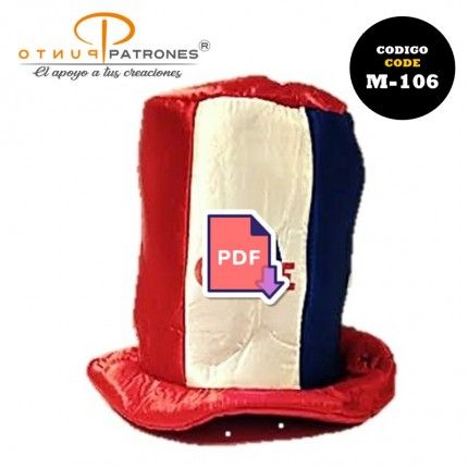 Patrón de gorro hexágono PDF