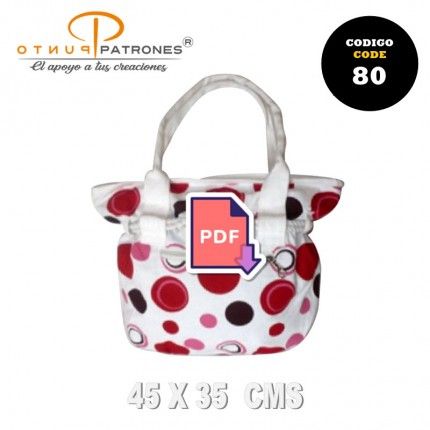 Patrón de bolso con argollas PDF