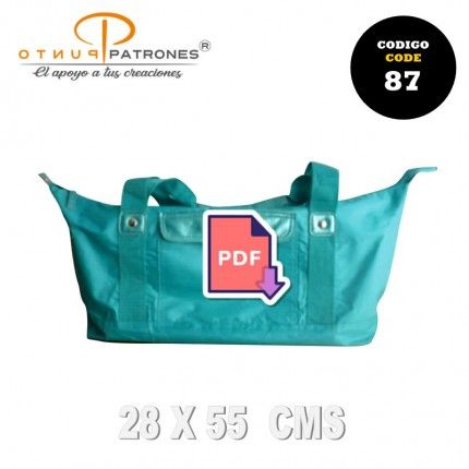 Patrón de bolso bote PDF