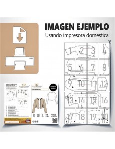 Patrón de delantal de cocina moderno PDF