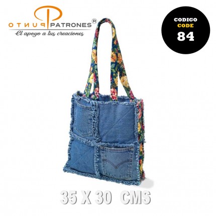 Patrón de bolso de jeans PDF