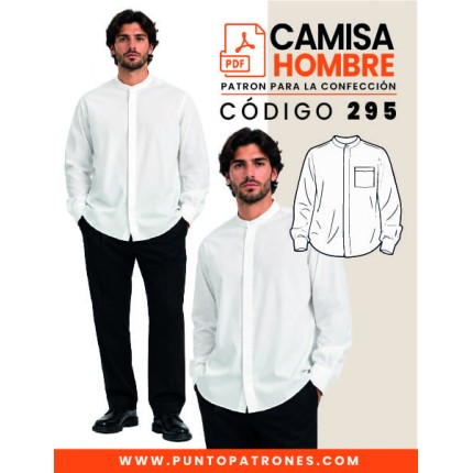 Patrón de camisa cuello mao PDF