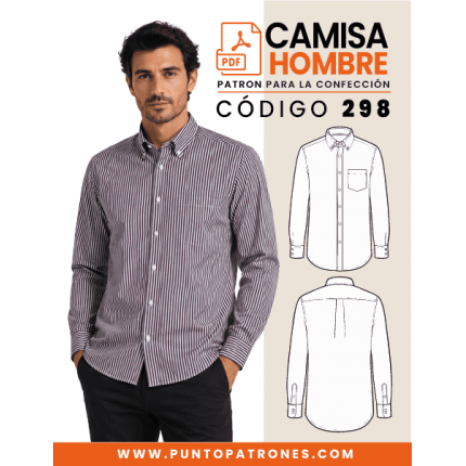 Patrón de camisa tradicional PDF