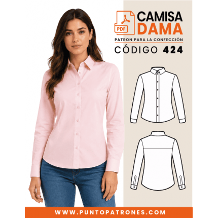 Patrón de camisa básica de dama PDF