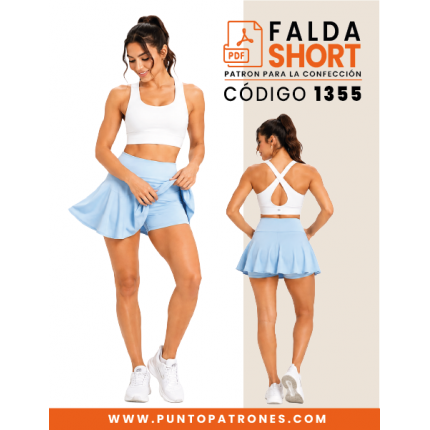 Patrón gratis de calzas short dama PDF para imprimir
