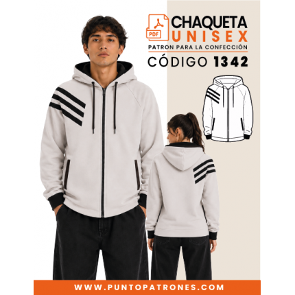 Patrón de chaqueta de buzo unisex final PDF