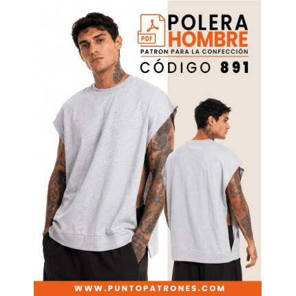 Patrón de polera abierta en antebrazo PDF
