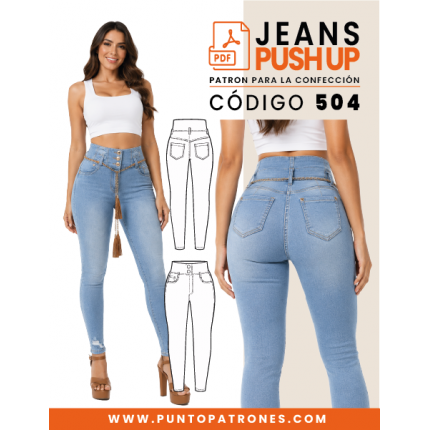 Patrón de jeans push up PDF