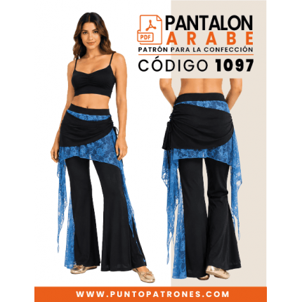 Patrón de pantalón árabe PDF