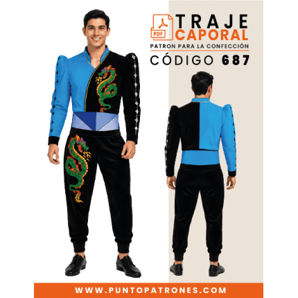 Patrón de traje caporal hombre PDF