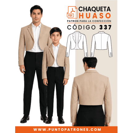 Patrón de chaqueta de huaso PDF