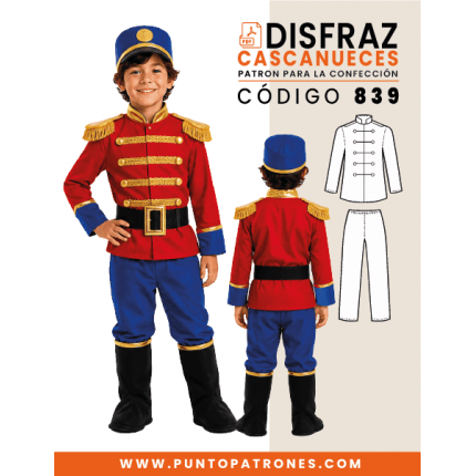 Patrón de disfraz Cascanueces PDF