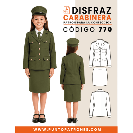 Patrón 770 de tenida de carabinera PDF
