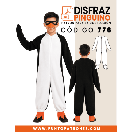 Patrón 776 Disfraz de pingüino PDF