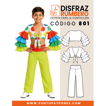 Patrón de disfraz de rumbero PDF