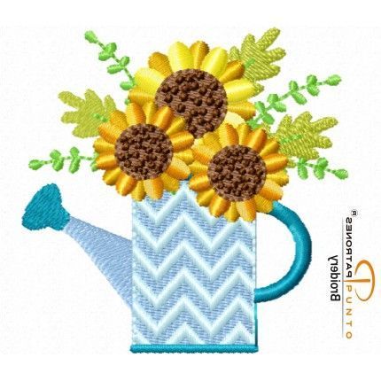 348B FLORES EN JARDINERA