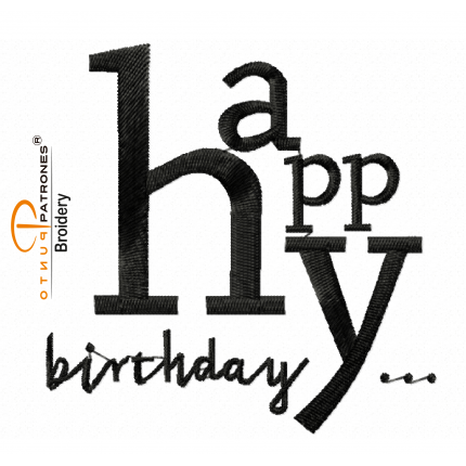 070B HAPPY BIRTHDAY