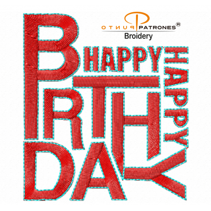 077B HAPPY BIRTHDAY
