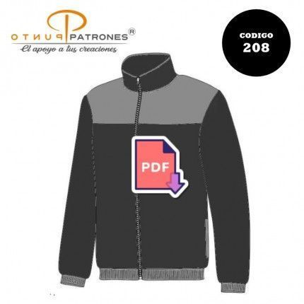 Patrón de chaqueta deportiva clásica PDF