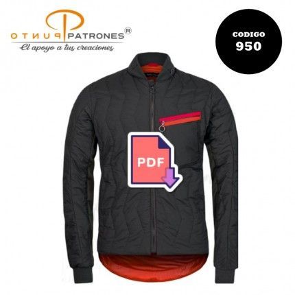 Patrón de chaqueta de varón PDF
