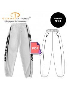 Pantalon jogger|COD:914 |PDF