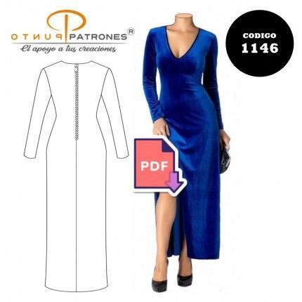 Patrón de vestido de fiesta PDF
