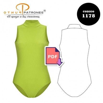 Patrón de body cuello Beatle PDF