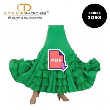 Patrón de falda baile árabe PDF