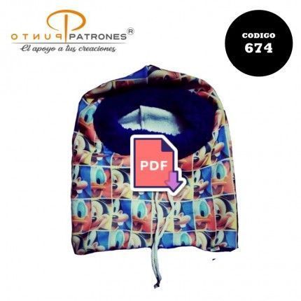 Patrón de gorro de bebé e infantil PDF