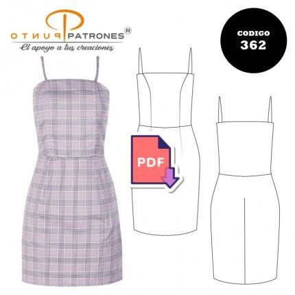 Patrón de vestido ajustado clásico PDF