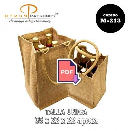 Patrón de bolsa para bebestibles PDF