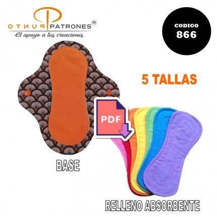 Patrón de toalla higiénica reutilizable PDF