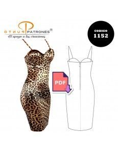 Vestido leopardo |COD:1152 |PDF