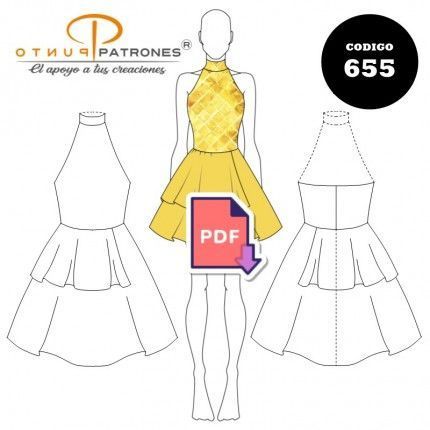 Patrón de vestido de fiesta PDF