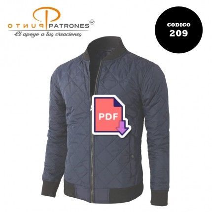 Patrón de chaqueta de hombre PDF