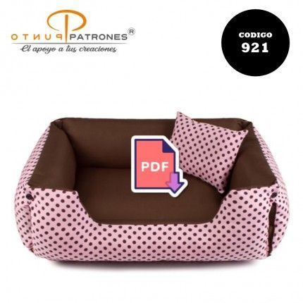Patrón de cama para mascotas PDF