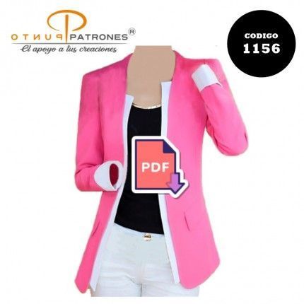 Patrón de blazer de dama PDF